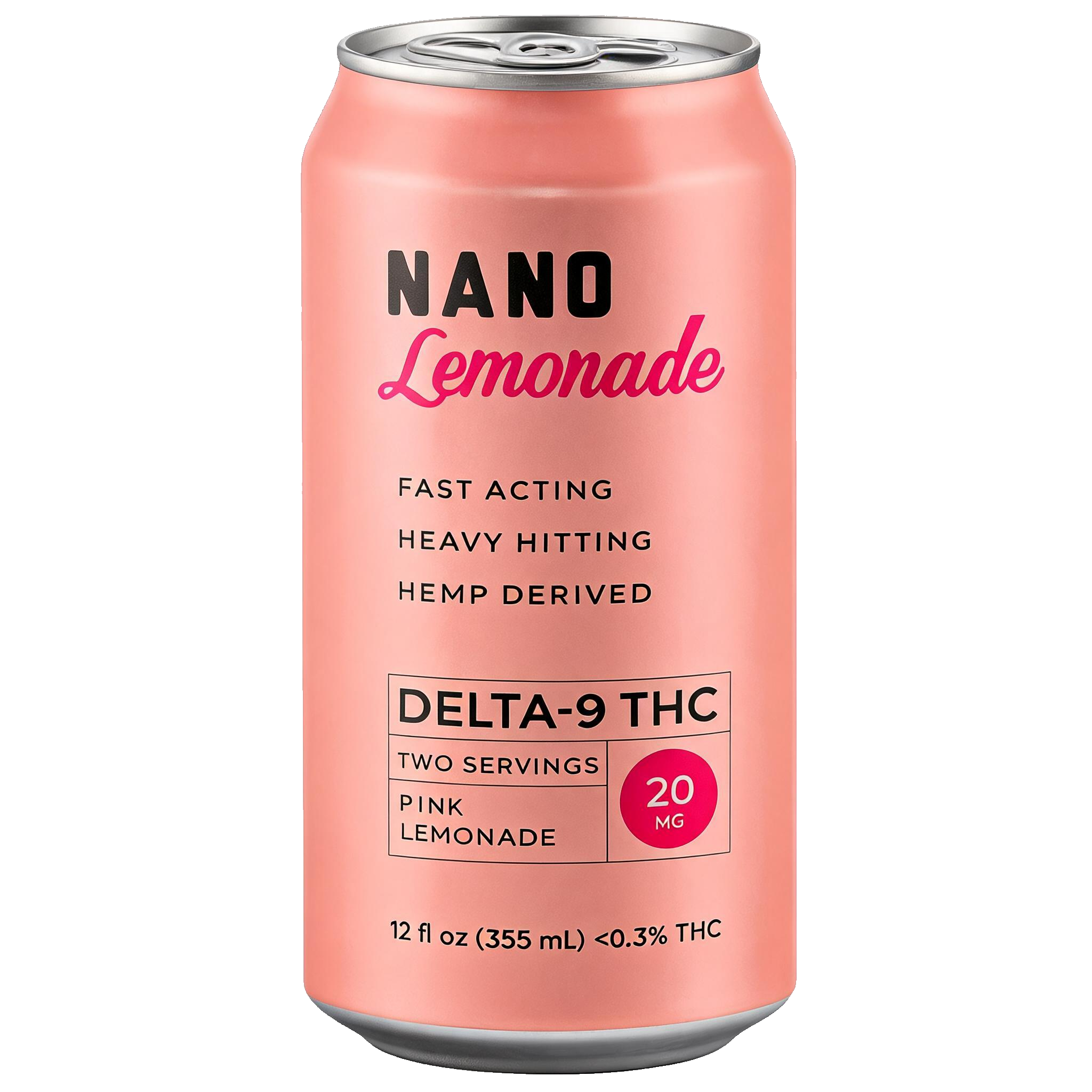 Nano Lemonade Pink Lemonade 12oz can